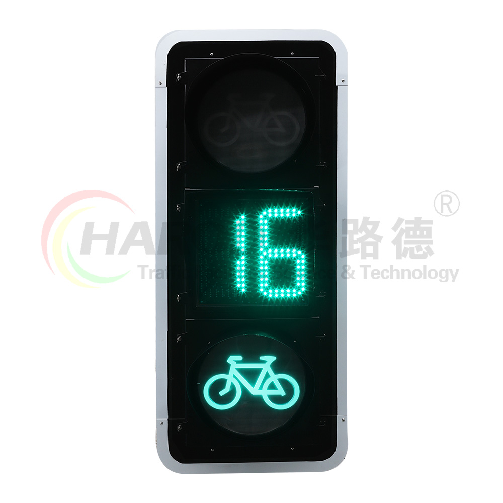 內嵌雙8數顯非機動車信號燈-3